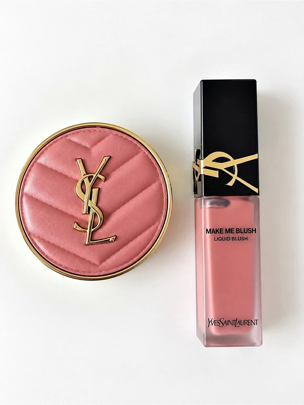 Yves Saint Laurent Make Me Blush Powder Blush and Liquid Blush Bundle YSL Powder